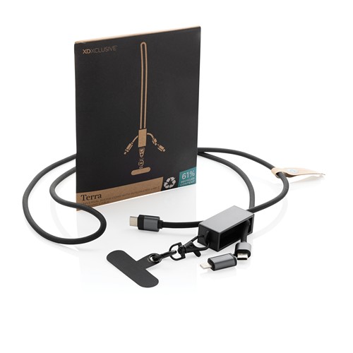 Cordon téléphone 60W avec chargeur en rRET RCS Terra - 4