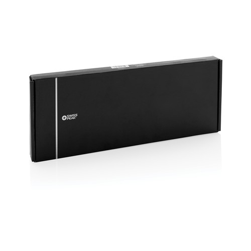 Chargeur de bureau 3 en 1 en PU recyclé RCS Swiss Peak - 11