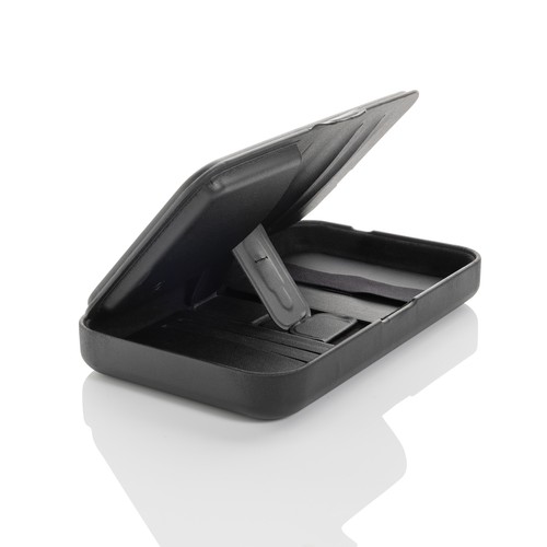 Estuche viaje reciclado RCS Swiss Peak con cargador 3 en 1