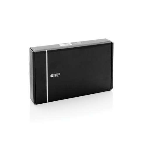 Étui de voyage avec chargeur 3 en 1 en PU RCS Swiss Peak - 12