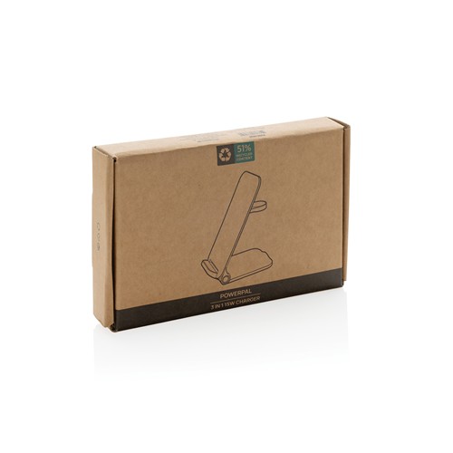 Chargeur 15W 3 en 1 en plastique recyclé RCS Powerpal - 9