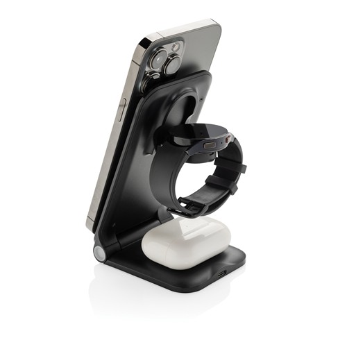 Chargeur 15W 3 en 1 en plastique recyclé RCS Powerpal - 5