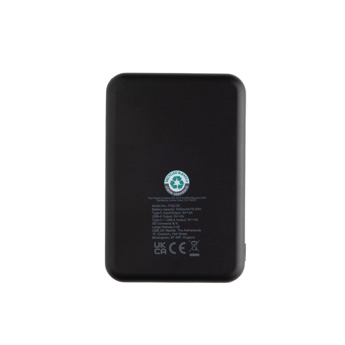 Powerbank 5000mAh avec USB C en ABS recyclé RCS Boostcore - 4