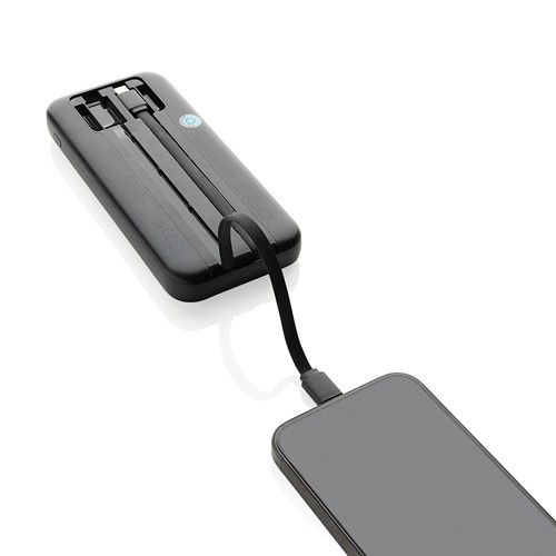 Powerbank 10.000mAh en plastique RCS avec câbles Turbopack - 5