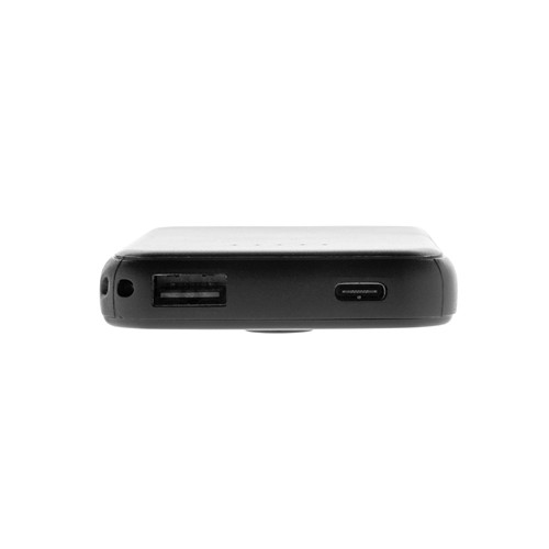black Powerbank Stellar magnético 5000 mAh y 5W plástico reciclado