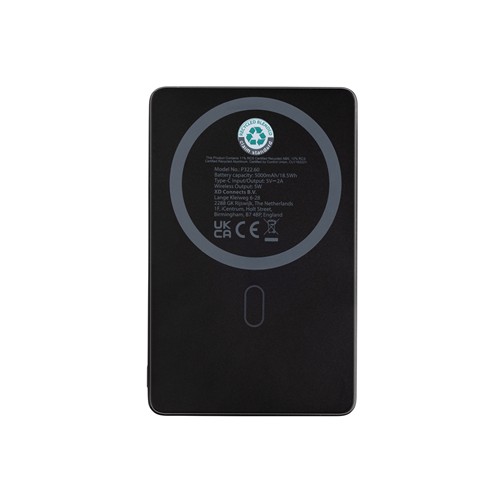 Powerbank 5000mAh et 5W en aluminium recyclé RCS Orion - 6