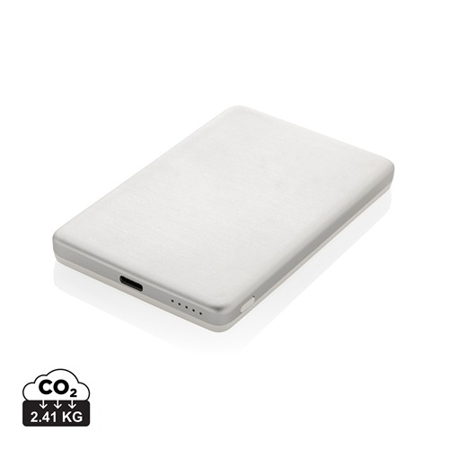 Powerbank Orion magnético 5000 mAh aluminio reciclado RCS