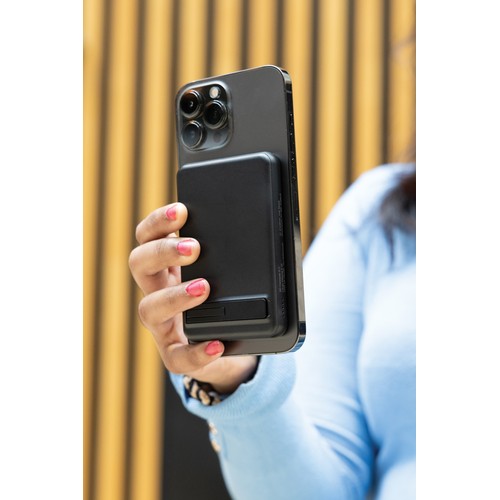 Powerbank magnético bambú Zen RCS de RPET 5.000mAh