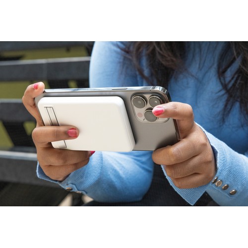 Powerbank magnético bambú Zen RCS de RPET 5.000mAh