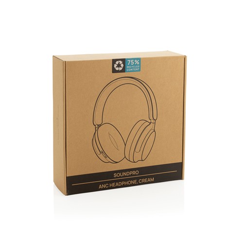white Auriculares ANC de plástico reciclado Soundpro RCS