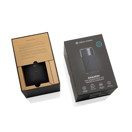 Enceinte 10W avec chargeur en rPET RCS Urban Vitamin Anaheim - 9