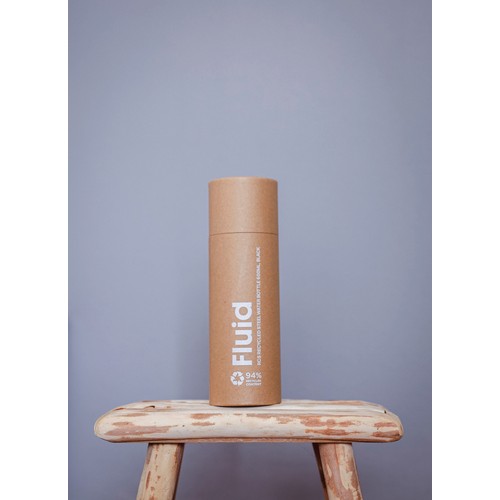 Bouteille d'eau 600ml en acier recyclé certifiée RCS Fluid - 9