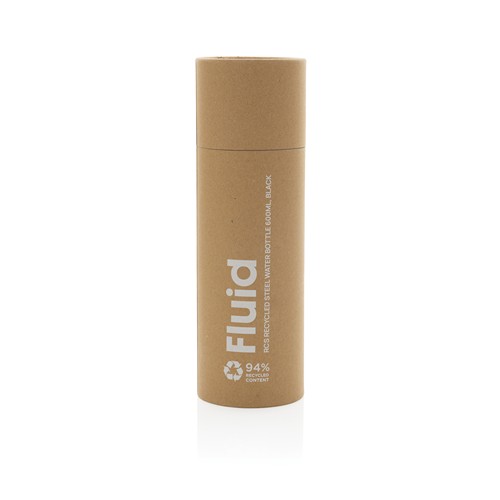 Bouteille d'eau 600ml en acier recyclé certifiée RCS Fluid - 8