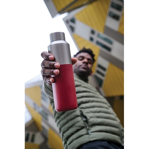red Botella de agua Fluid acero reciclado certificado RCS 600 ml