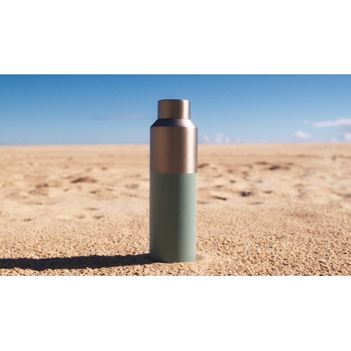 Botella de agua Fluid acero reciclado certificado RCS 600 ml