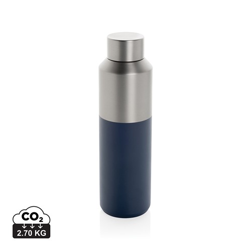 azul marino Botella de agua Fluid acero reciclado certificado RCS 600 ml
