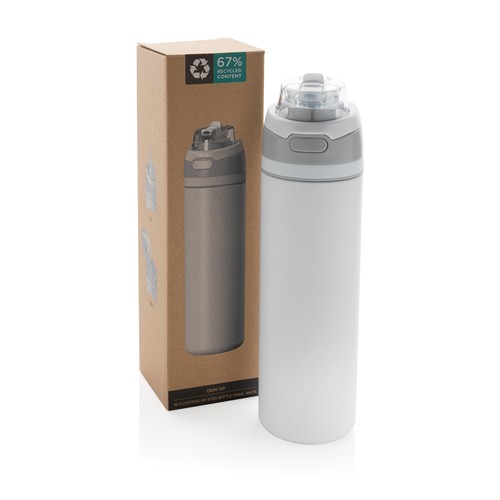 white Botella con cerradura acero certificada Omni Sip RCS 720 ml