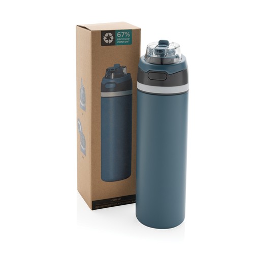 blue Botella con cerradura acero certificada Omni Sip RCS 720 ml