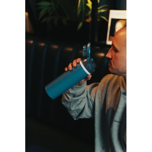 blue Botella con cerradura acero certificada Omni Sip RCS 720 ml