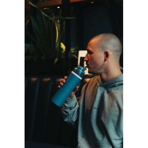 blue Botella con cerradura acero certificada Omni Sip RCS 720 ml