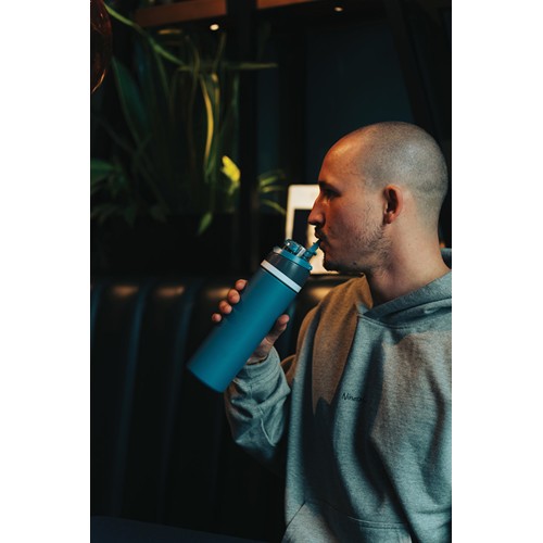 black Botella con cerradura acero certificada Omni Sip RCS 720 ml