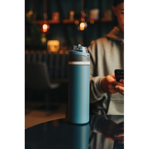 blue Botella con cerradura acero certificada Omni Sip RCS 720 ml