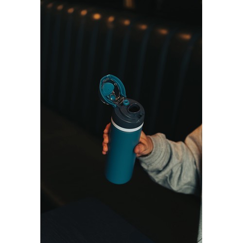 blue Botella con cerradura acero certificada Omni Sip RCS 720 ml