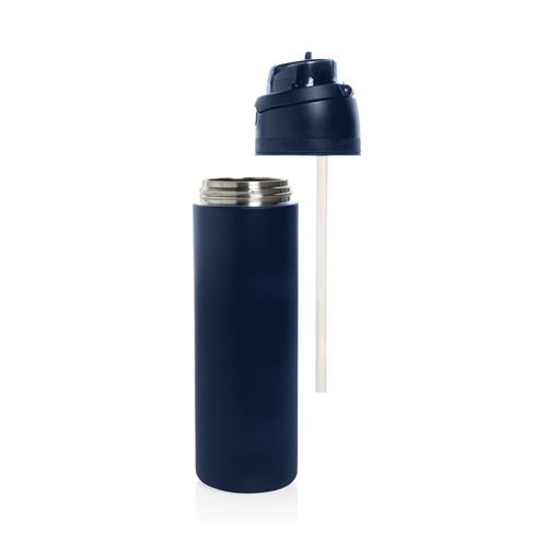 azul marino Botella con cerradura acero certificada Omni Sip RCS 720 ml