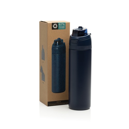 azul marino Botella con cerradura acero certificada Omni Sip RCS 720 ml