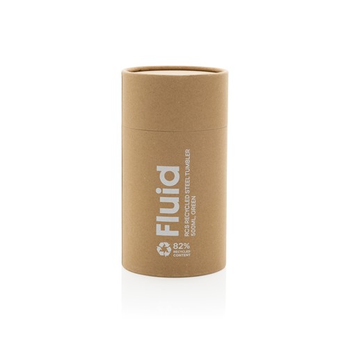 green Vaso Fluid acero reciclado certificado RCS 500 ml