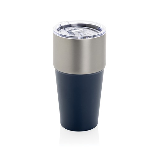 azul marino Vaso Fluid acero reciclado certificado RCS 500 ml