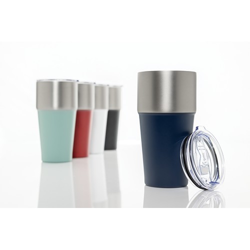 azul marino Vaso Fluid acero reciclado certificado RCS 500 ml