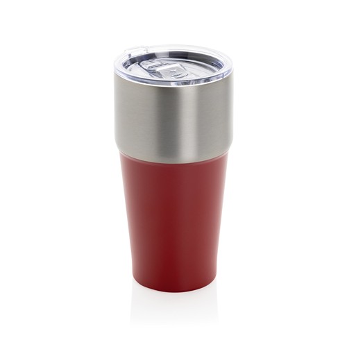 red Vaso Fluid acero reciclado certificado RCS 500 ml