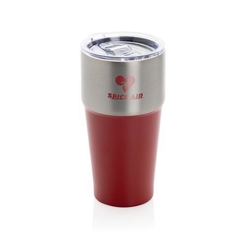 red Vaso Fluid acero reciclado certificado RCS 500 ml