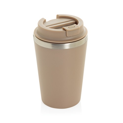 tiza gris Taza de doble pared reciclado RCS Java 350 ml
