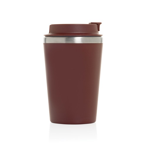 red Taza de doble pared reciclado RCS Java 350 ml