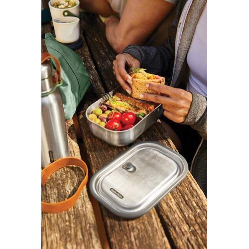 orange Tupper de acero inoxidable grande Black+Blum