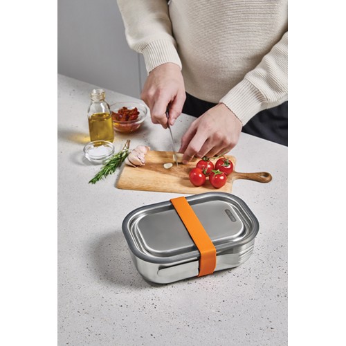 orange Tupper de acero inoxidable grande Black+Blum