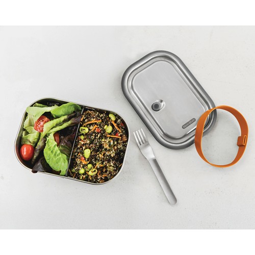 orange Tupper de acero inoxidable grande Black+Blum