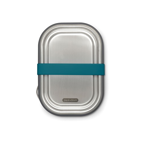 turquesa Tupper de acero inoxidable grande Black+Blum