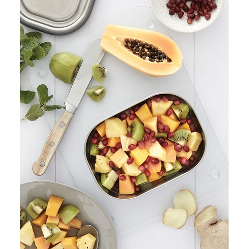 turquesa Tupper de acero inoxidable grande Black+Blum