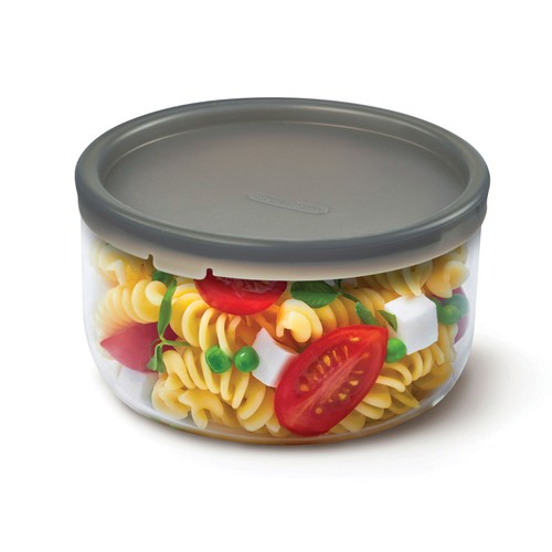 plateado Bowl de vidrio Black+Blum 750ml