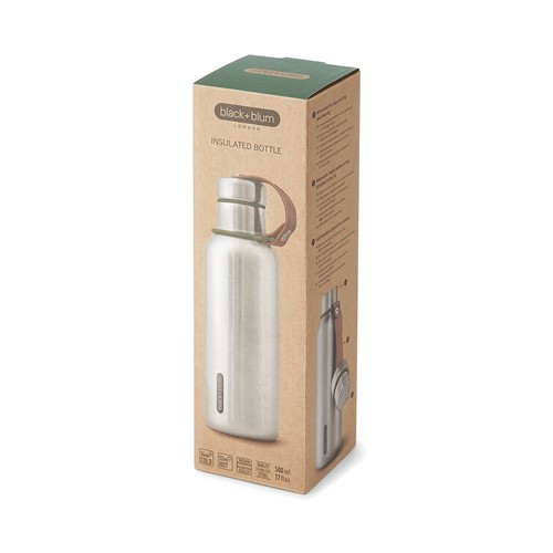 Botella de Agua Black+Blum térmica pequeña 500 ml