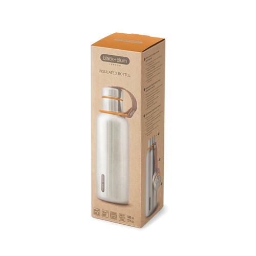 Botella de Agua Black+Blum térmica pequeña 500 ml
