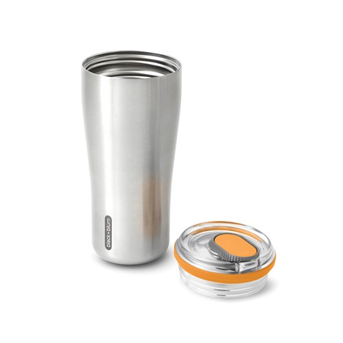 orange Vaso de viaje aislado Black+Blum 600 ml