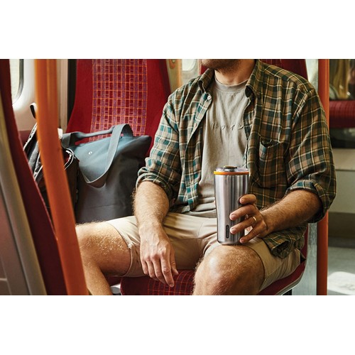 orange Vaso de viaje aislado Black+Blum 600 ml
