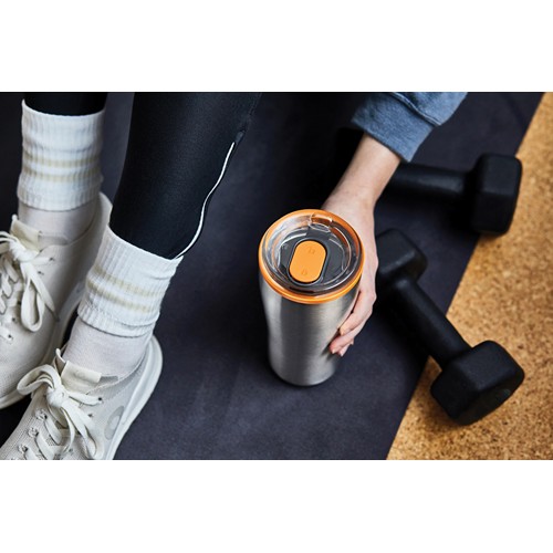 orange Vaso de viaje aislado Black+Blum 600 ml