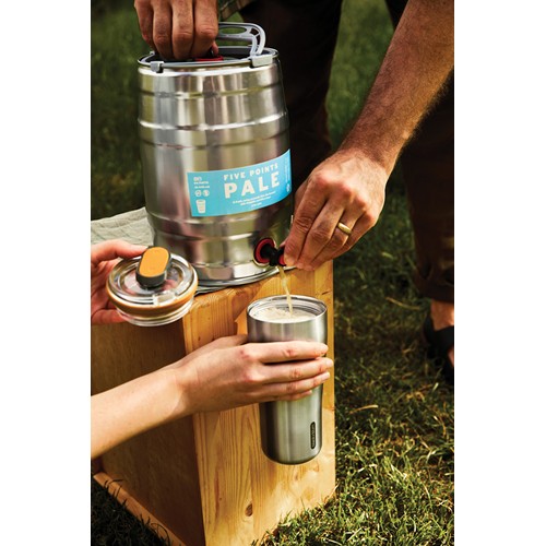 orange Vaso de viaje aislado Black+Blum 600 ml
