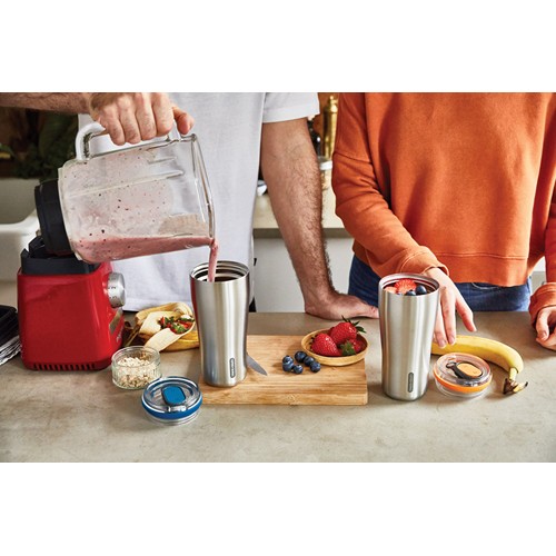orange Vaso de viaje aislado Black+Blum 600 ml