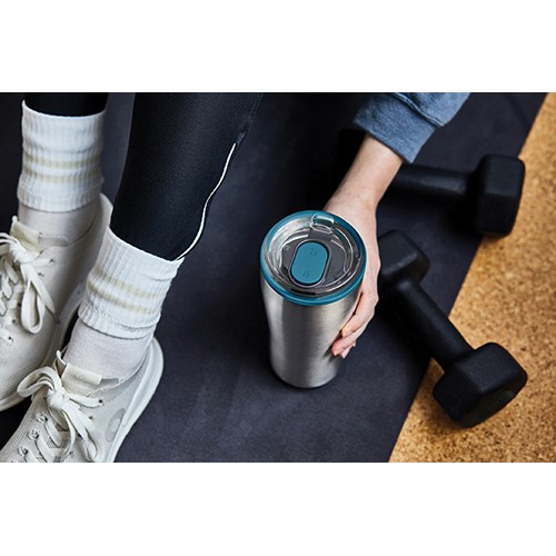 turquesa Vaso de viaje aislado Black+Blum 600 ml